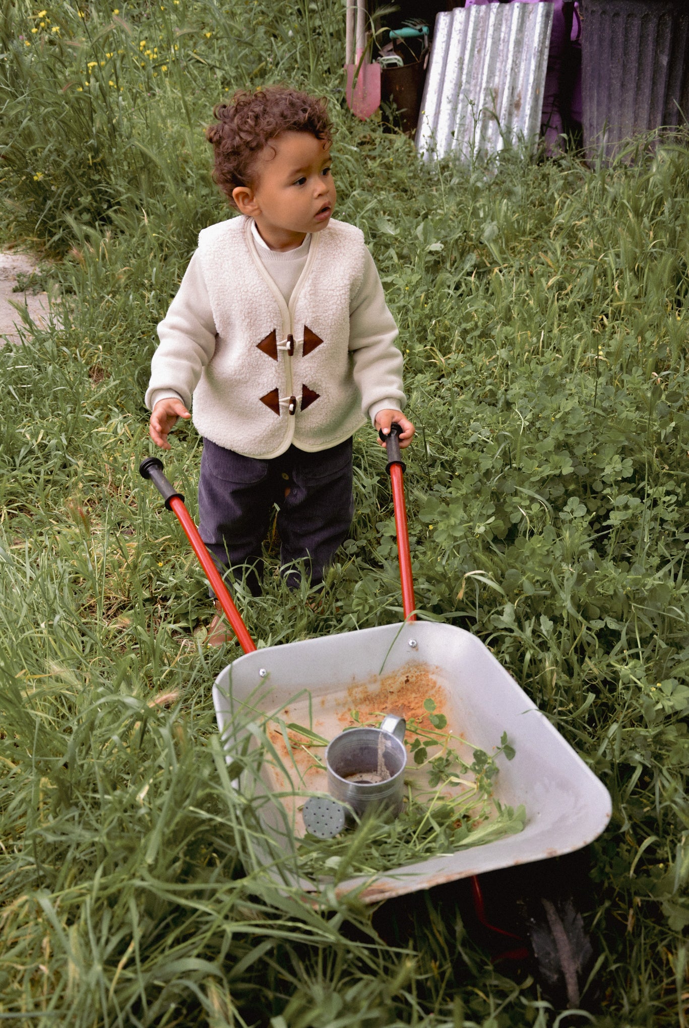 Oeko tex baby sleeveless jacket vest fleece sherpa faux sherling organic clothing