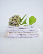 Baby girl dresses French style sustainable clothing coton Keko-tex mauve purple Lila lavender photoshoot