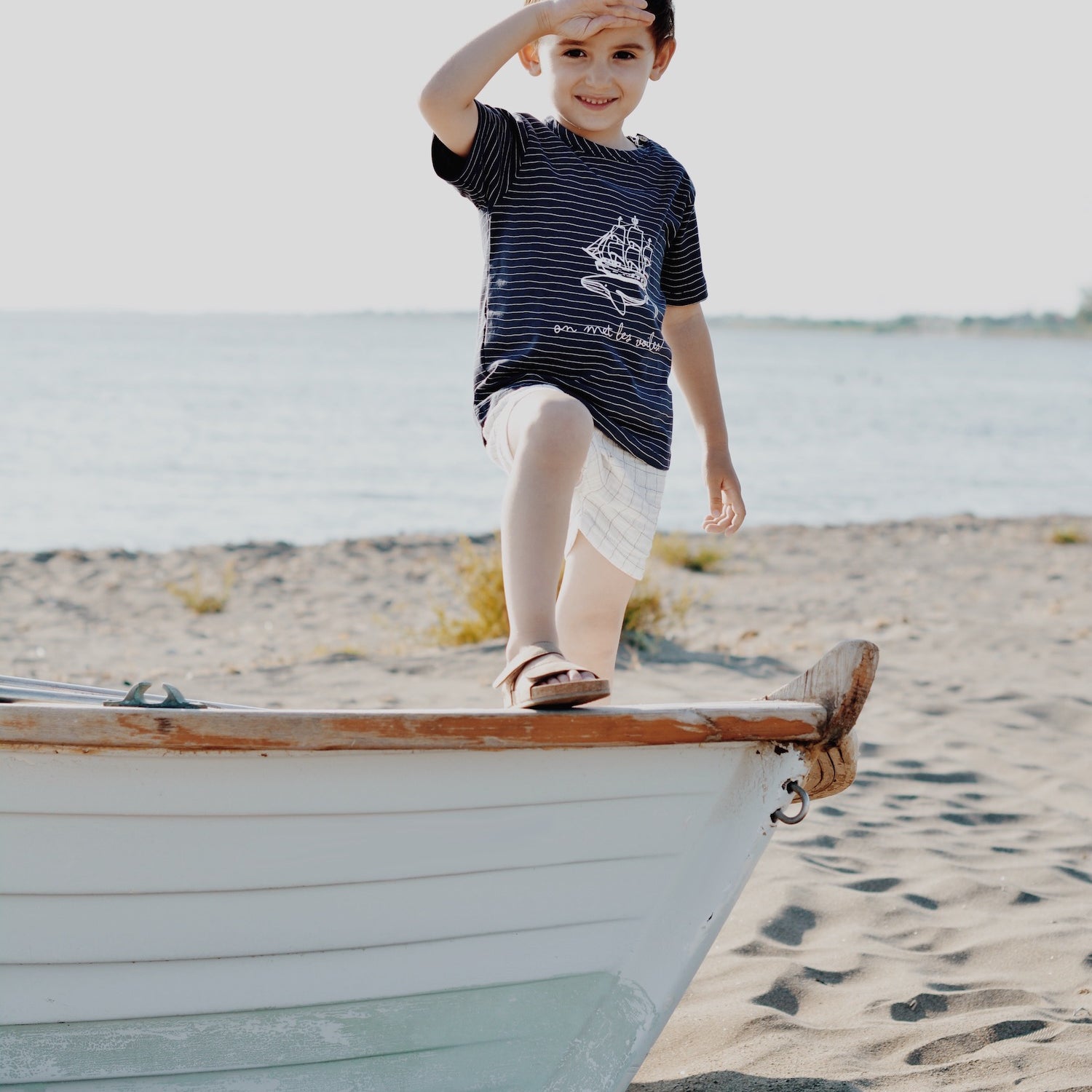 spring summer baby kids clothing wholesale striped marine t-shirt boat baby apparel clothes clothing 