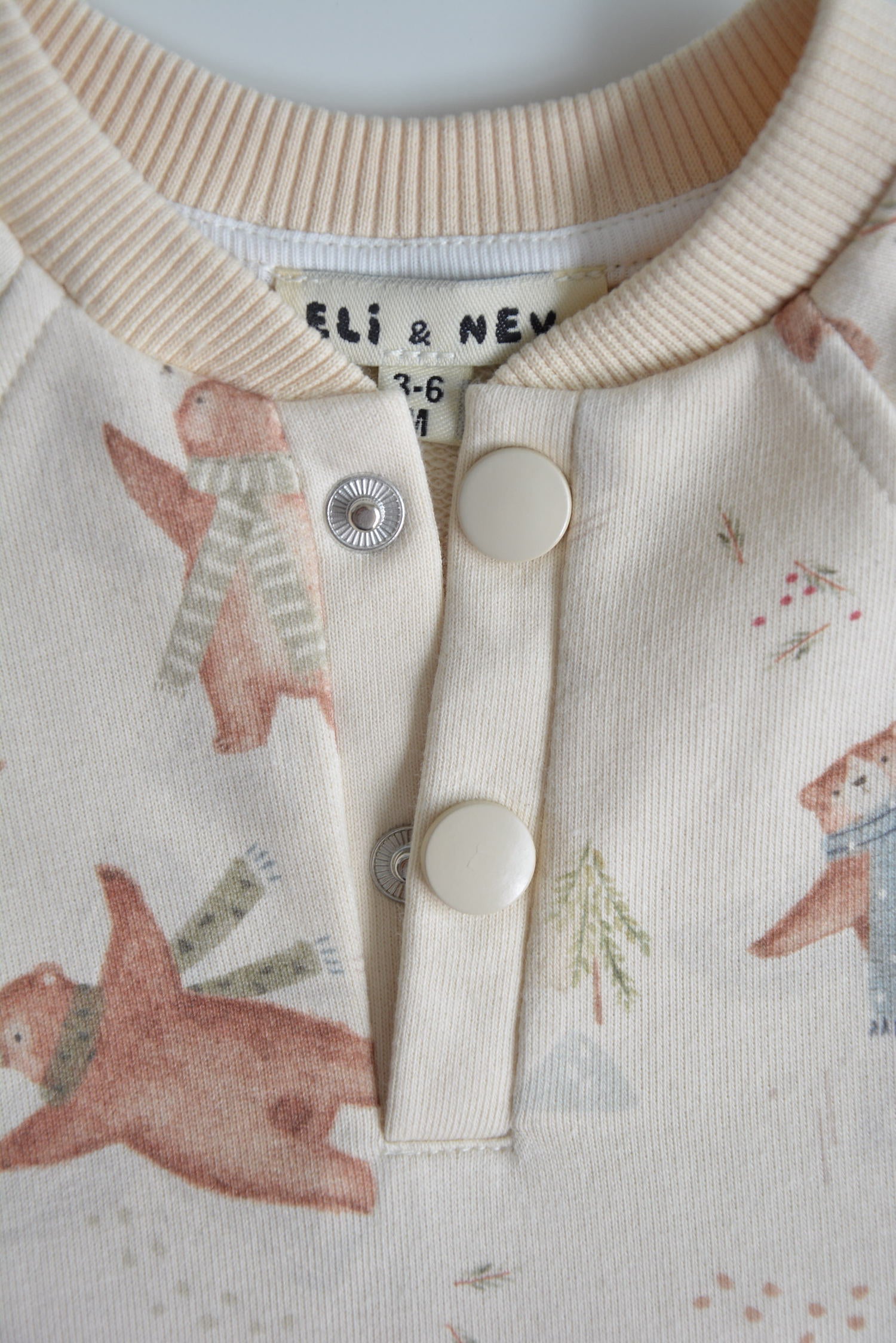 bear forest winter outfit for baby 